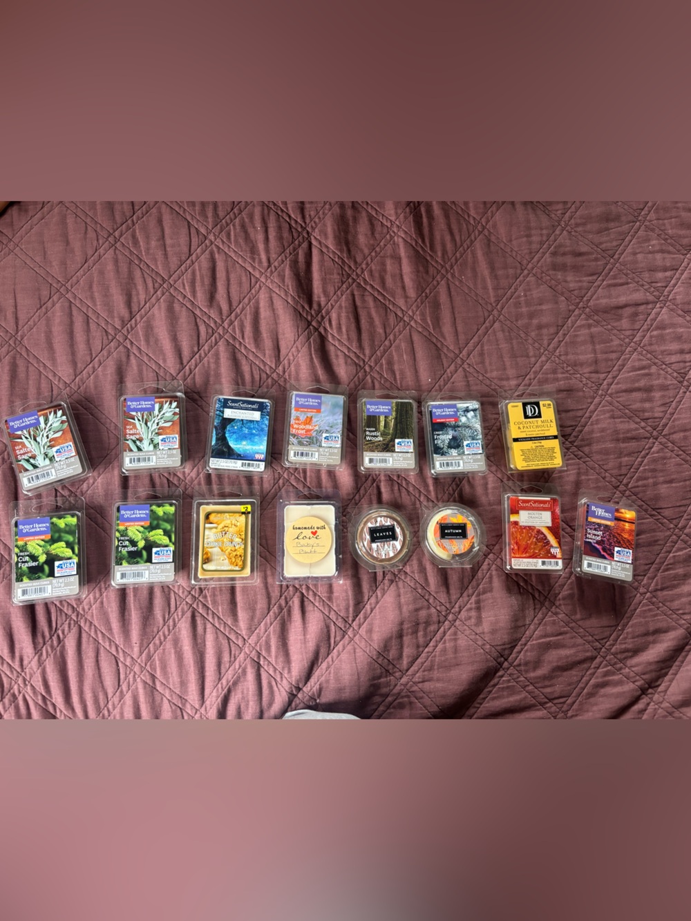 Assorted Wax Melts  
Bath and Body Works
Scent Sensations
Better Homes & Garden